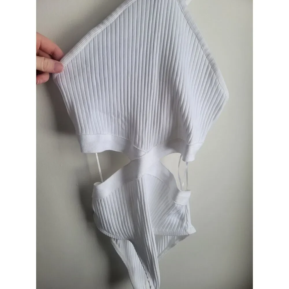White ZARA Medium M Bodysuit